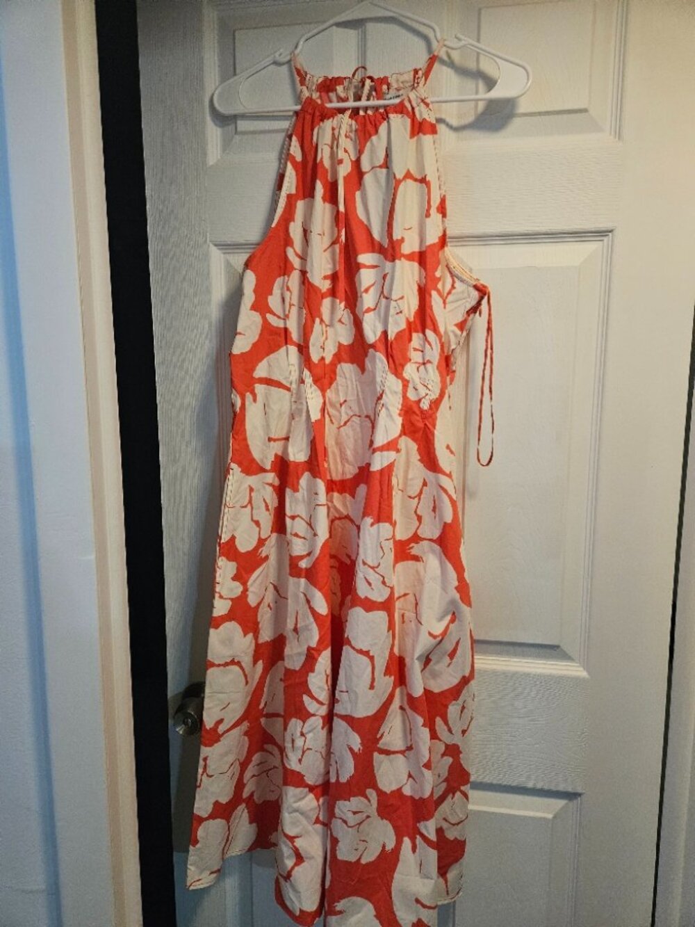 Banana Republic Halter Dress with Flowers